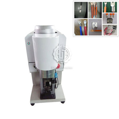 ماشین هیدرولیک کاملاً خودکار Rj45 چین دار ، ماشین برش و چین دار 1-300mm2