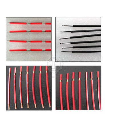 دستگاه برش سیم نازک تفلون / پی وی سی ، دستگاه برش کابل صنعتی OD6mm