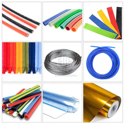دستگاه برش فیلم لوله H480mm ، دستگاه پردازش کابل 150p / min