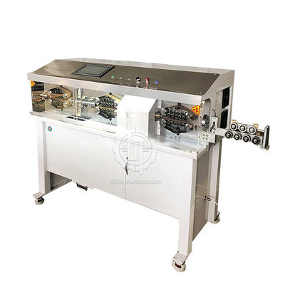 100pcs / H PLC دستگاه برش کابل اتوماتیک بزرگ با تیغه چرخان
