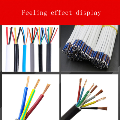 دستگاه لایه بردار سیم پنوماتیک 3F / 4F با طرح چاقو دوبل